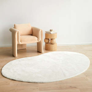 Machine Washable Rugs: Soft Machine Washable Snow White Rug