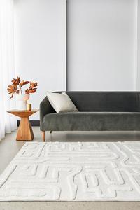Serenade: Melodious Arlo White Rug