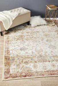 Sharzad Vintage Look Ivory Rug