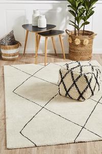Broadway: Adina Haleh Diamond Ivory Rug
