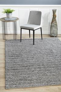 Aamani Handwoven Steel Rug