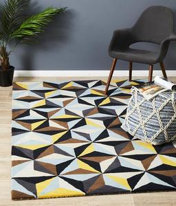 Matrix: Crystal Designer Wool Blue Rug