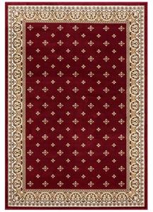 Power loomed Royal Red King Hall Rug-525
