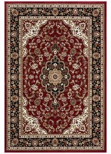 Power loomed Royal Red Kashan Rug-524
