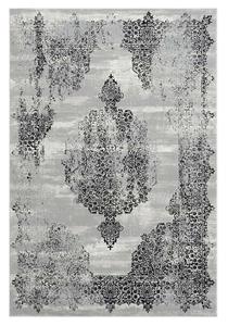 Abdera Vintage Design Black Rug-4003