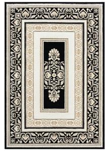 Top Seller: Power loomed Royal Black Rug-523
