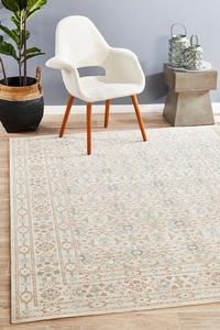 Roomvo: Estera Washed Bone Vintage-Style Rug