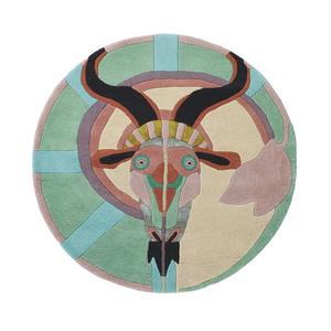 Roomvo: Zodiac Capricorn Star Sign Circle Round Wool Rugs 162005 by Ted Baker