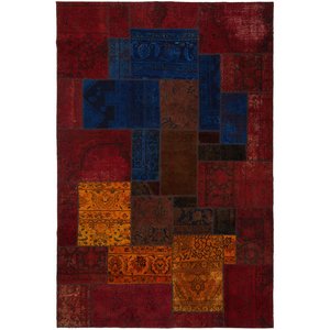 Handmade Persian K Patch Work 302x199 Cm