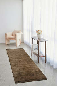 Refined Loom Kinship Bear Brown Runner Rug