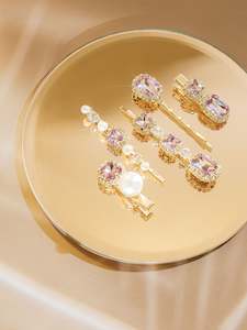 Coco Hair Clip Set - Lavender