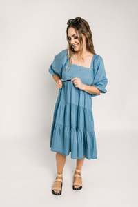 Sale: Olive Dress | Chambray Denim- Was $169 Now $40