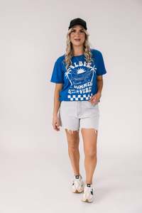 Albie Tee | Cobalt- Was $89 Now $39