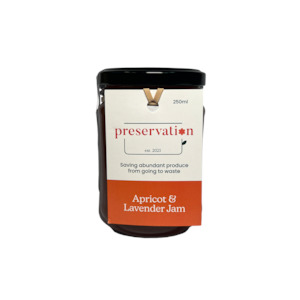 Preservation Jam Apricot & Lavendar