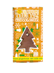 Food And Coffee: Tony's Chocolonely Milk Chocolate Gingerbread - Limited edition