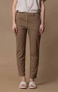 CLEARANCE: LIGHTWEIGHT WOOL BLEND SLIM LEG TROUSER - CLEARANCE