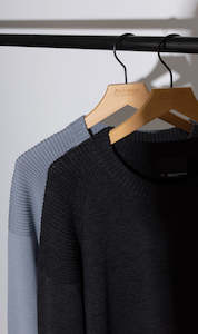 Mens Knitwear: 7 GAUGE MERINO CREW