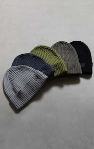 Mens Knitwear: RIB KNIT BEANIE