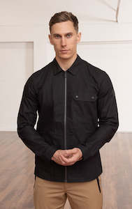 Mens: WAXED COTTON ZIP SHACKET