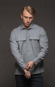 COTTON FLANNEL OVERSHIRT