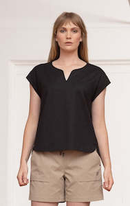 WOOL BLEND RAGLAN TOP - CLEARANCE