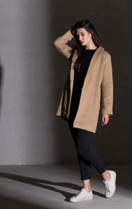 Clearance: WOOL BLEND COATIGAN - CLEARANCE