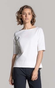 COTTON LUXE BOATNECK TOP