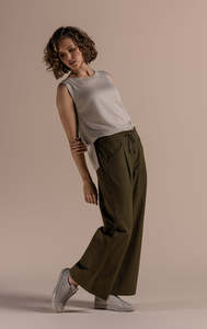 ORGANIC COTTON DRAWSTRING TROUSER