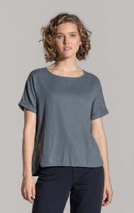 Clearance: HEMP TENCEL LAUNDERED TOP - CLEARANCE