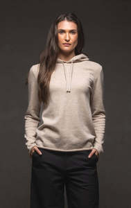 12GG BRUSHED MERINO HOODY - CLEARANCE