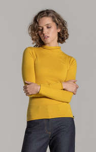 Clearance: 14GG COTTON SILK TURTLENECK - CLEARANCE