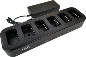 TP9 MC6 Multi Bay Charger ANZ Plug Pack - Alcom Communications