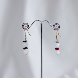 Products: Quartz and Tourmaline Earrings