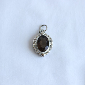 Victorian Smoky Quartz Pendant