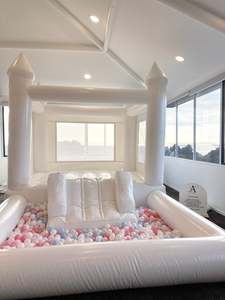 Luxury White Mid Slide with Ball Pit