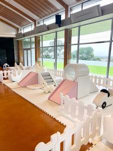 All Service: Pink, White and Grey Soft Play