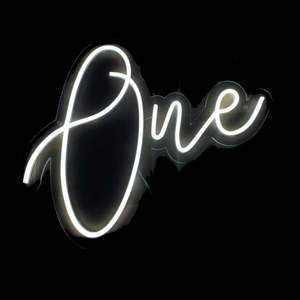 Event Light Rentals: ONE Neon Sign