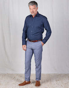 Rembrandt Enz Indigo Check Trouser