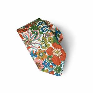 Ties Pocket Hanks: Liberty Rainbow Garden Long Tie