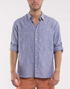 Chester St: Chester St Parallel Long Sleeve Shirt