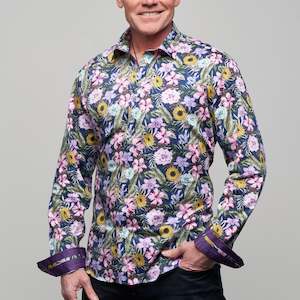 Jimmy Fox: Jimmy Fox Bright Floral Long Sleeve Shirt