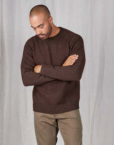 Rembrandt Knitwear: Rembrandt Kaiapoi Maroon Marle Sweater