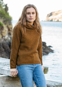 Noble Wilde Moss Stitch Cowl Jersey