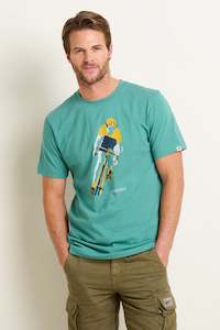 Brakeburn: Brakeburn Green Cyclist T-Shirt