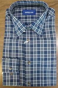 Country Look: Country Look Romney Navy Long Sleeve Shirt