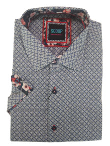 Scoop: Scoop George Silver Short Sleeve Shirt