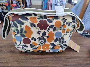 Brakeburn: Brakeburn Ecru Bloom Saddlebag