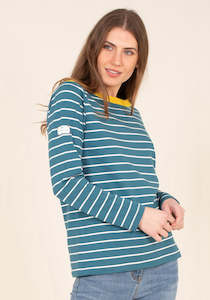 Brakeburn Ladies: Brakeburn Blue Heritage Crew