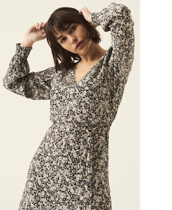 Garcia Fw22: Garcia Black Floral Dress