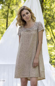 Maloka: Maloka Talia Round Neck Short Sleeve Dress